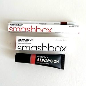 Smashbox Always On and Be Legendary Cream Shadow Ombré Guava /Line Prime Pencil
